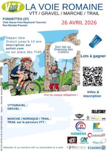 Affiche Rando La Voie Romaine