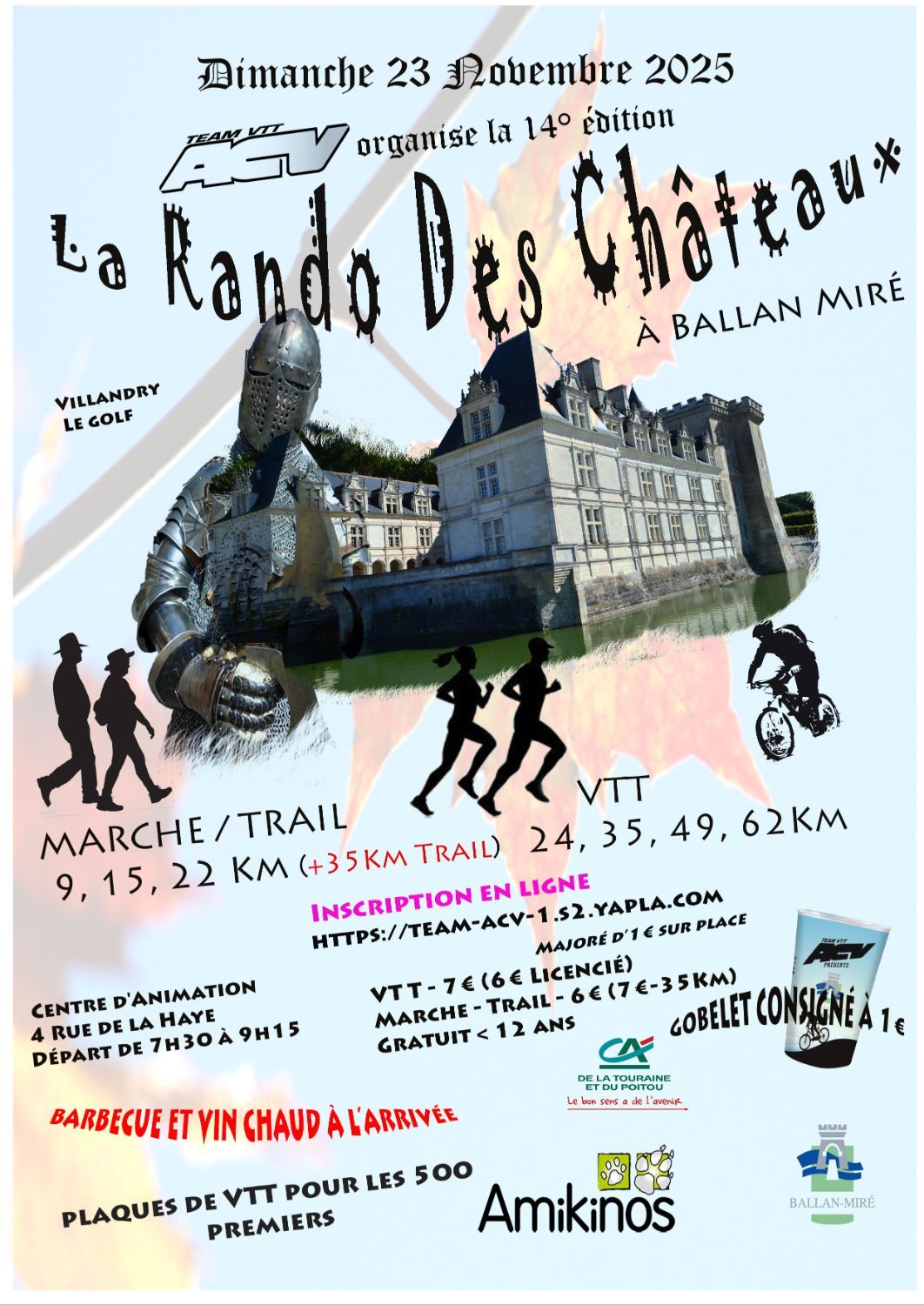 Affiche Rando des châteaux