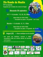 Affiche 31e Rando du Moulin
